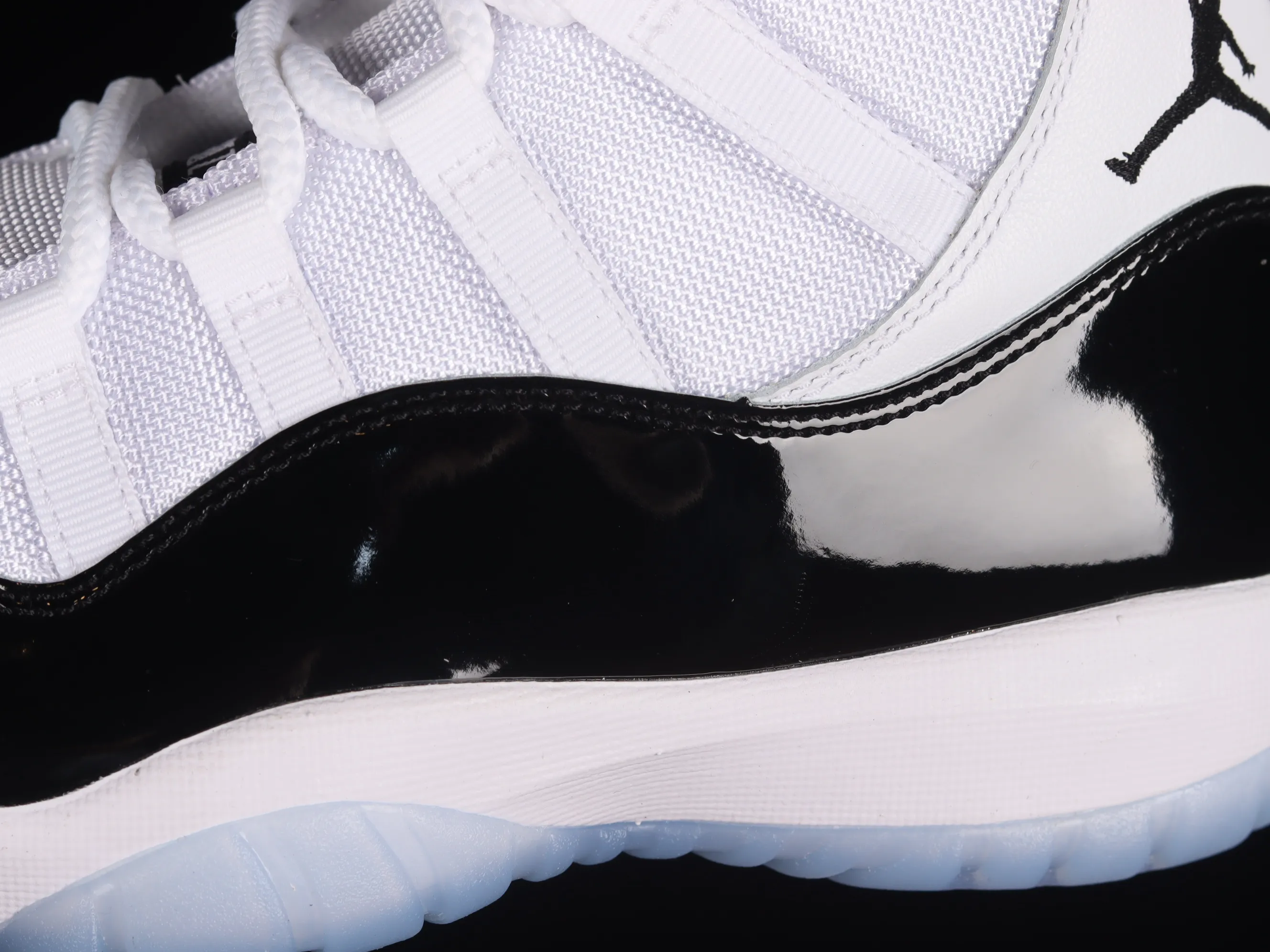 All categories Air Jordan Jordan series basketball shoes Air Jordan 11 LJR version Air Jordan 11 Concord AJ11 Joe 11 Concord black and white replica basketball shoes 378037-100